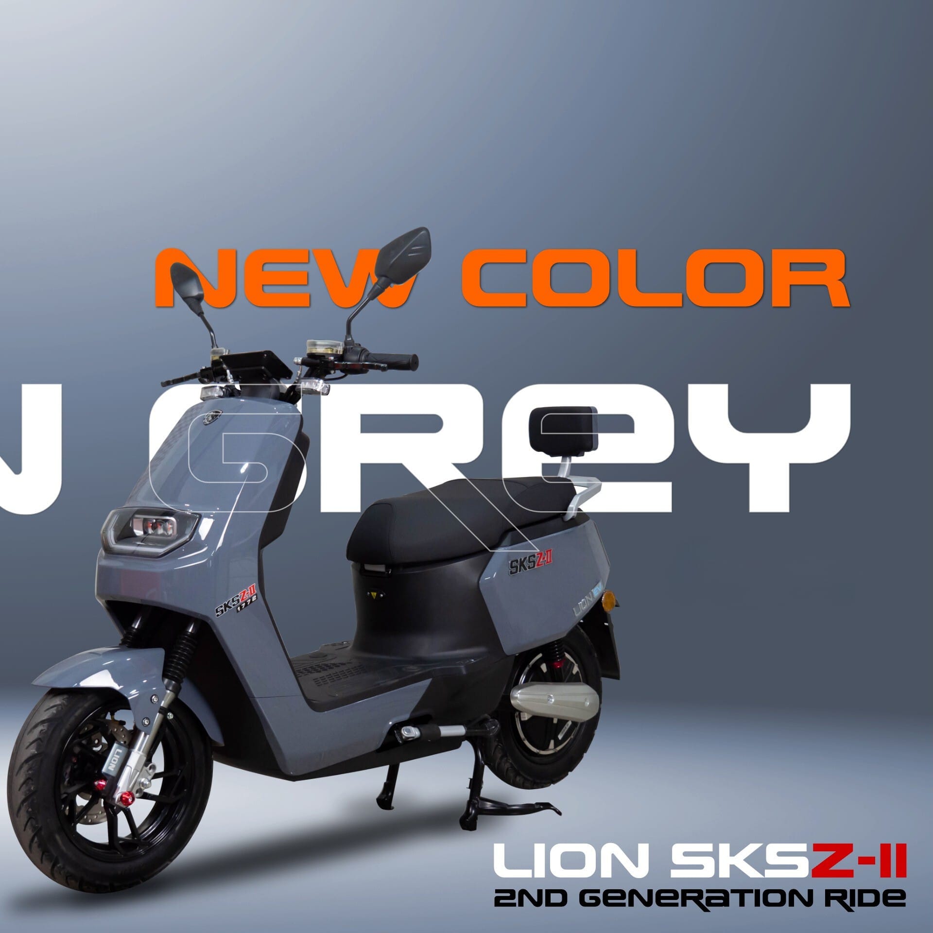 มอเตอร์ไซค์ไฟฟ้า LION MKS Z ll 52EV Bike World ศูนย์รวมมอเตอร์ไซค์ไฟฟ้า มีนบุรี