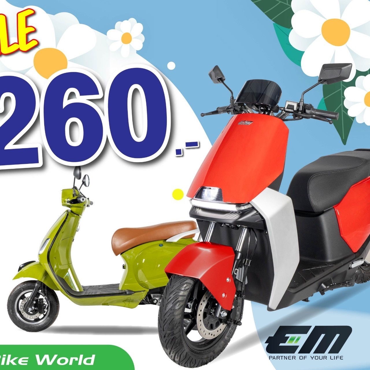 52EV Bike World ศูนย์รวมมอเตอร์ไซค์ไฟฟ้า-รุ่น EM-Enzo หทัยราษฎร์ ซอย 2/2 มีนบุรี